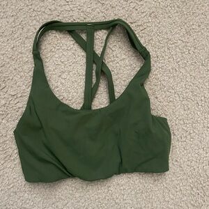 Green Sports Bra